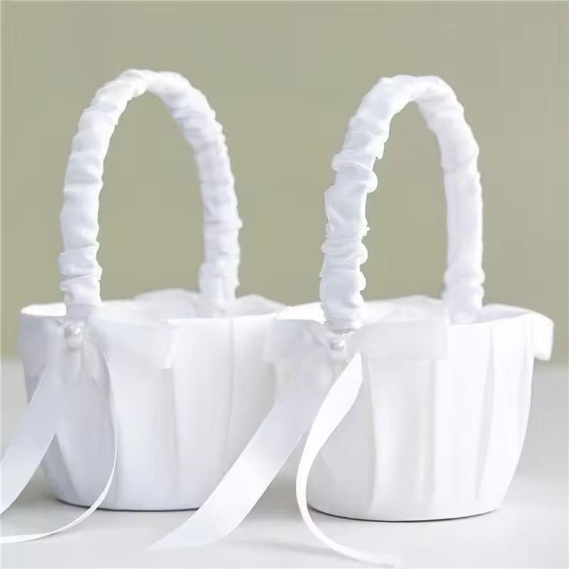 Gardening Tools Girls - Cesta de flores con lazo de