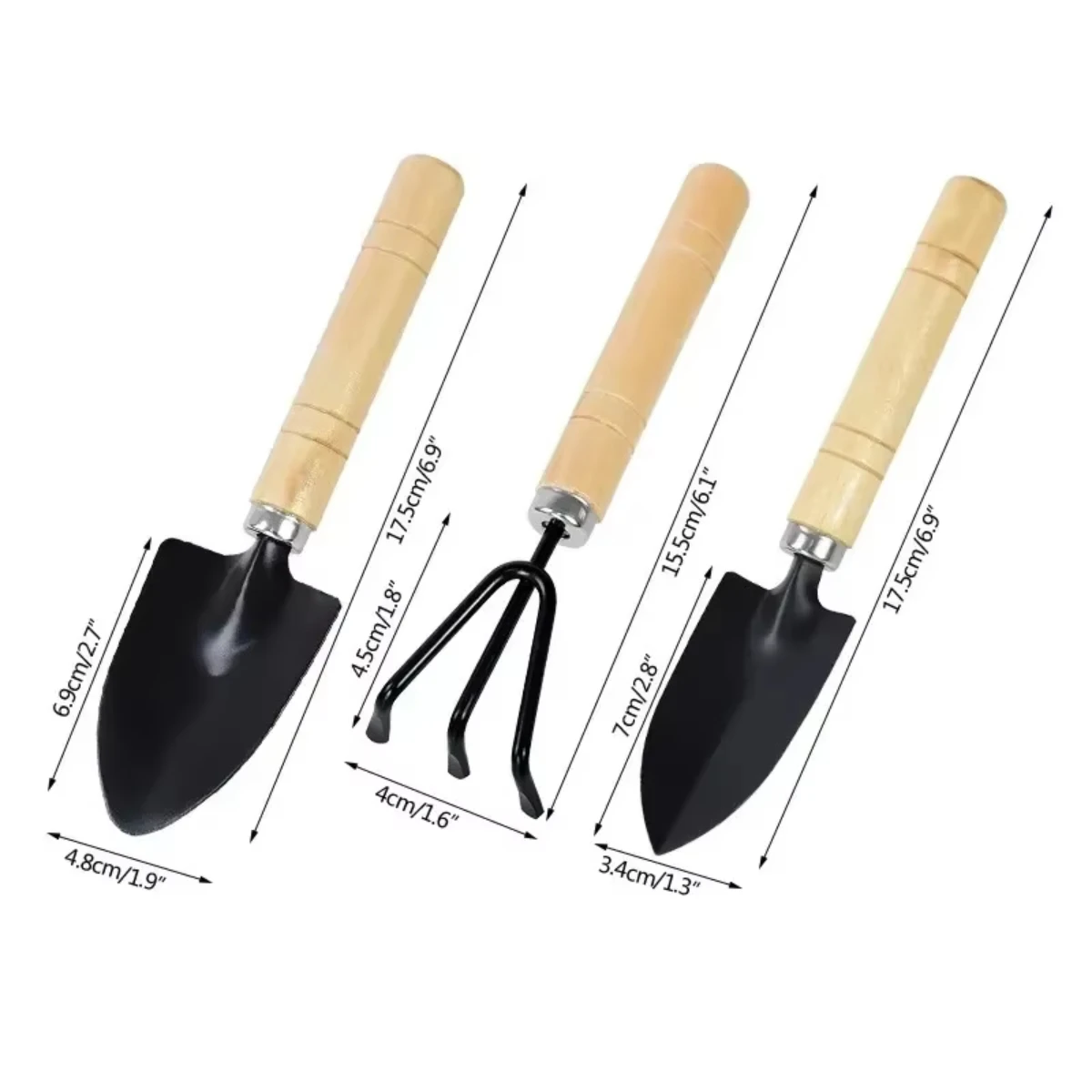 Juego de 3 herramientas de jar - Gardening Tools Vegetables reseña y precio