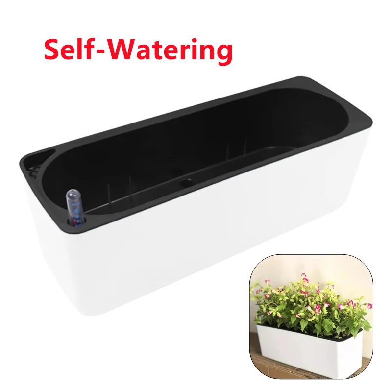 Maceta rectangular para perezo - Automatic Plant Waterer reseña y precio
